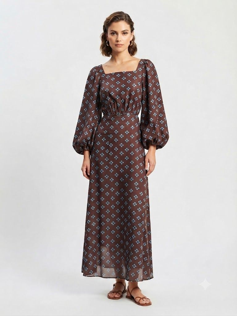 Boho Chic Floral Dress